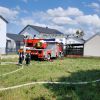 Brand im Freien - Am Gebäude